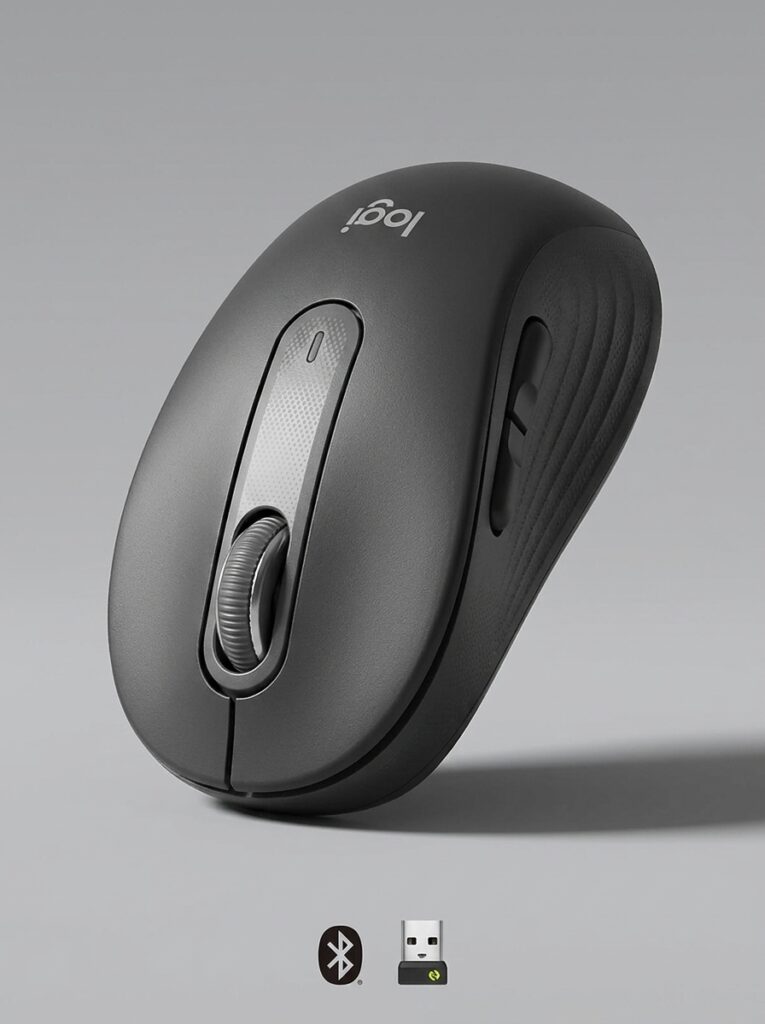 Shop The Look: Biến Góc Chạy Deadline Thành "Studio Thu Nhỏ" Đậm Chất Tạp Chí Ergonomic Computer Mouse Metalli… 202607172258 765x1024